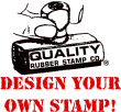 Design your own stamp with our stamp design wizard.